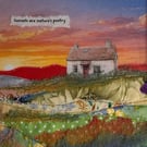 Textile landscape sunset picture …. Sunsets are nature's poetry