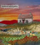 Textile landscape sunset picture …. Sunsets are nature's poetry