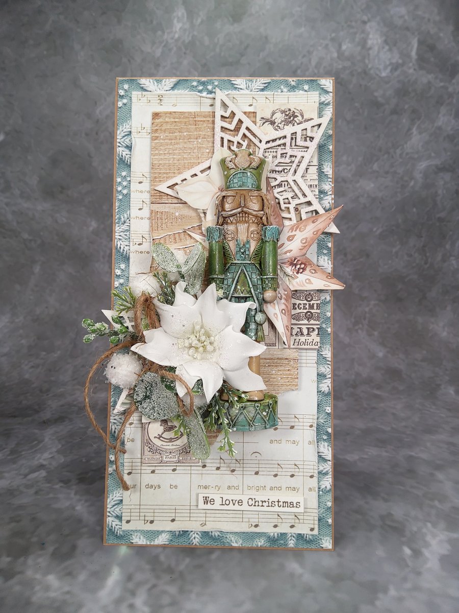 Handcrafted Nutcracker Chrismtas card (9)
