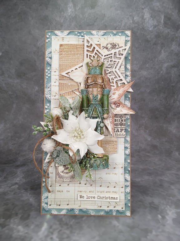 Handcrafted Nutcracker Chrismtas card (9)