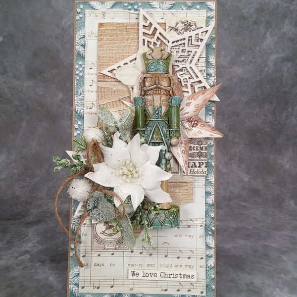 Handcrafted Nutcracker Chrismtas card (9)