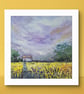'Spring cottage' is an original oil landscape