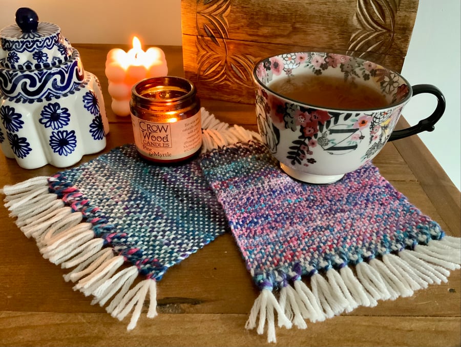 Hand Woven Wool Coasters