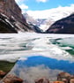 Lake Louise Victoria Glacier Alberta Canada Photograph Print