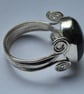 Sterling silver ring with labradorite stone - Image 3