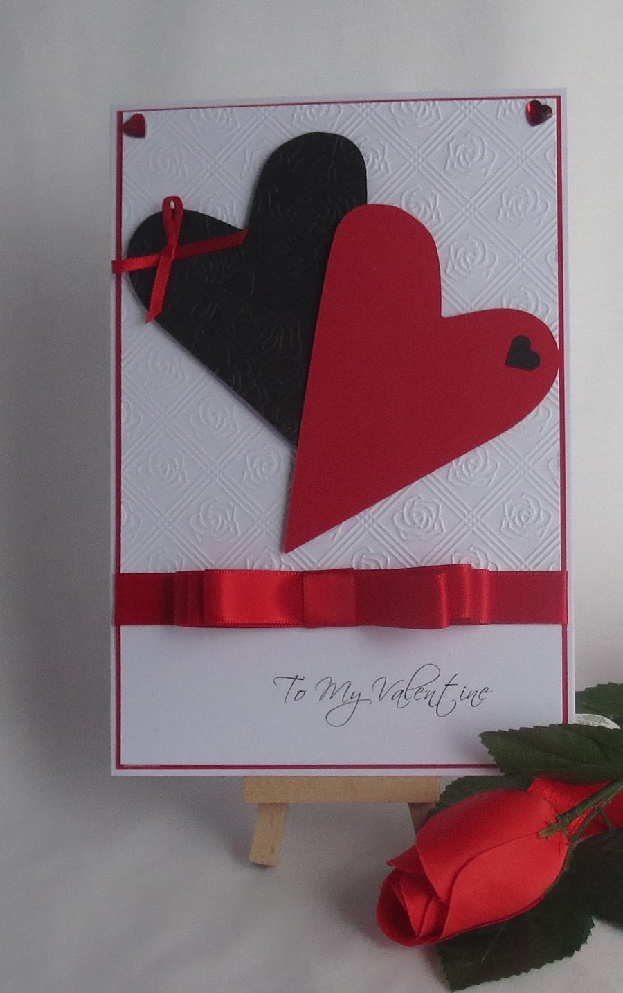 Hearts Valentines Day card