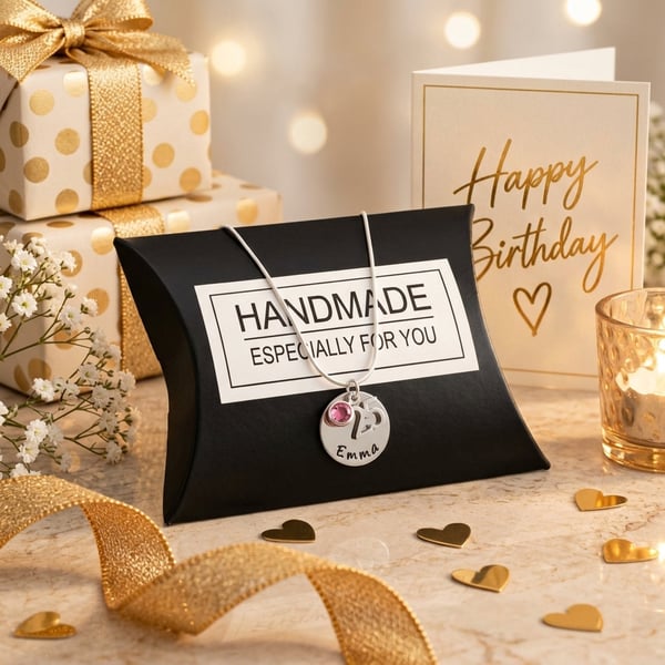 25th Birthday Gift - Personalised Necklace - Daughter Sister Granddaughter Niece