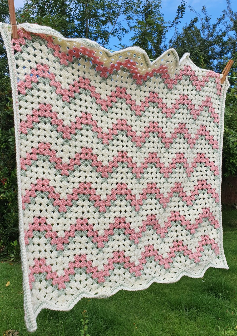 Crochet Spring Baby Blanket