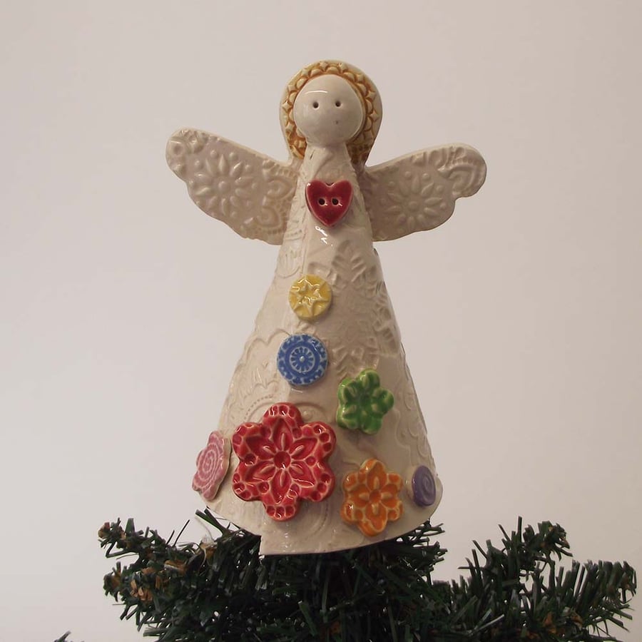 Special Offer Large Ceramic Angel Christmas decoration Pottery ornament