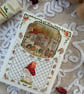 Miniature Tunnel book - made to order - handmade Autumn