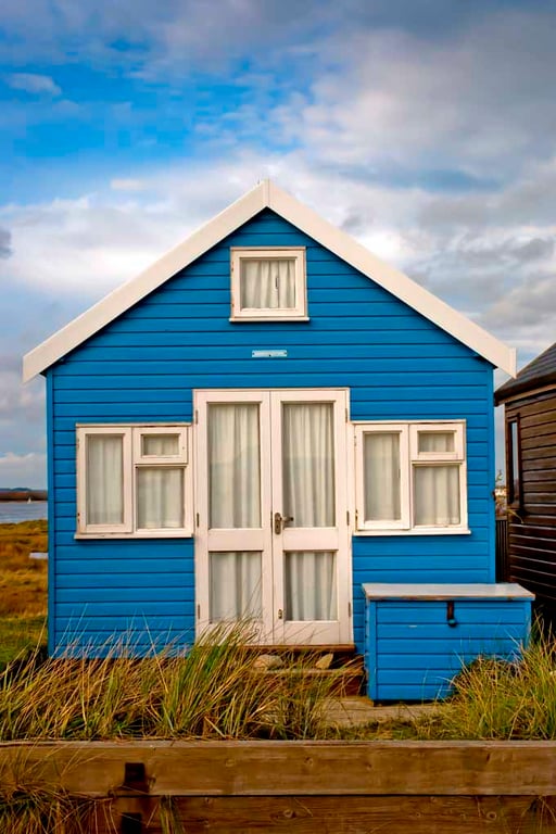 Beach Huts Hengistbury Head Dorset England Photograph Print