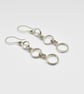 Handmade Sterling Silver Link Earrings - Image 6
