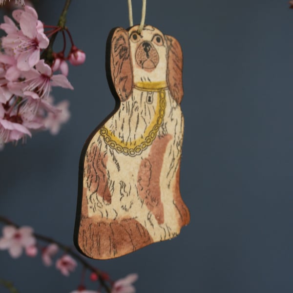 Spaniel hanging decoration