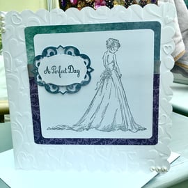 Anticipating the moment Wedding Card