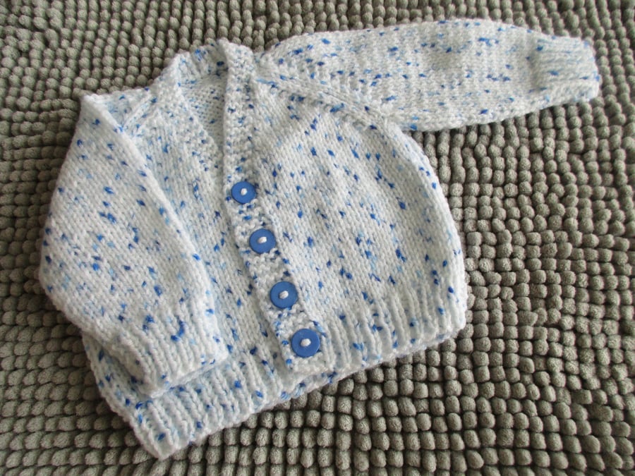 14" Baby Boys V Neck Cardigan