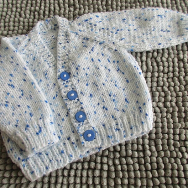 14" Baby Boys V Neck Cardigan