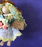 Tiny Star Fairy Doll Decoration, Lizzie Decorative Fairy, Handmade Doll - Image 3