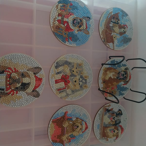 Diamond Art Coaster Set