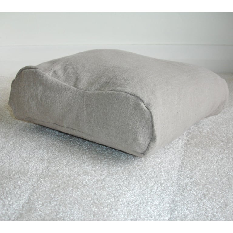 Tempur Original Travel Neck Pillow Cover Orthopaedic Linen Sand Beige Contoured