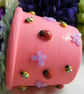Summer Seconds White Purple and Fuchsia Flower Pot - Image 6