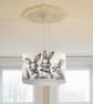 Rabbit Design Lampshade Art Lampshade - Lampshade - Cute Fun Lampshade  - Image 4