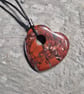 Red Jasper Heart Pendant - Image 1