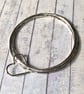 3 Entwined Sterling Silver Bangles, Silver Russian Bangle  - Image 2