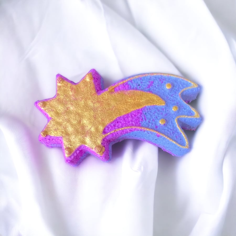 Shooting star bath bomb