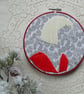 Who Are You? - Diane Evans Twin Peaks Themed Embroidery Hoop - Image 1