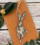 Sustainable Wooden Hare Magnet - Image 6