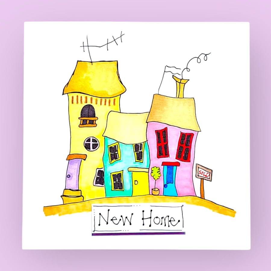 New Home Whimsical  card