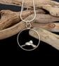 Sterling Silver Nugget Pendant on a Necklace - Image 3