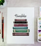 Book Lover's Art Print - Tsundoku