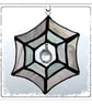 Web Suncatcher and Crystal Raindrop Stained Glass Handmade British  - Image 4