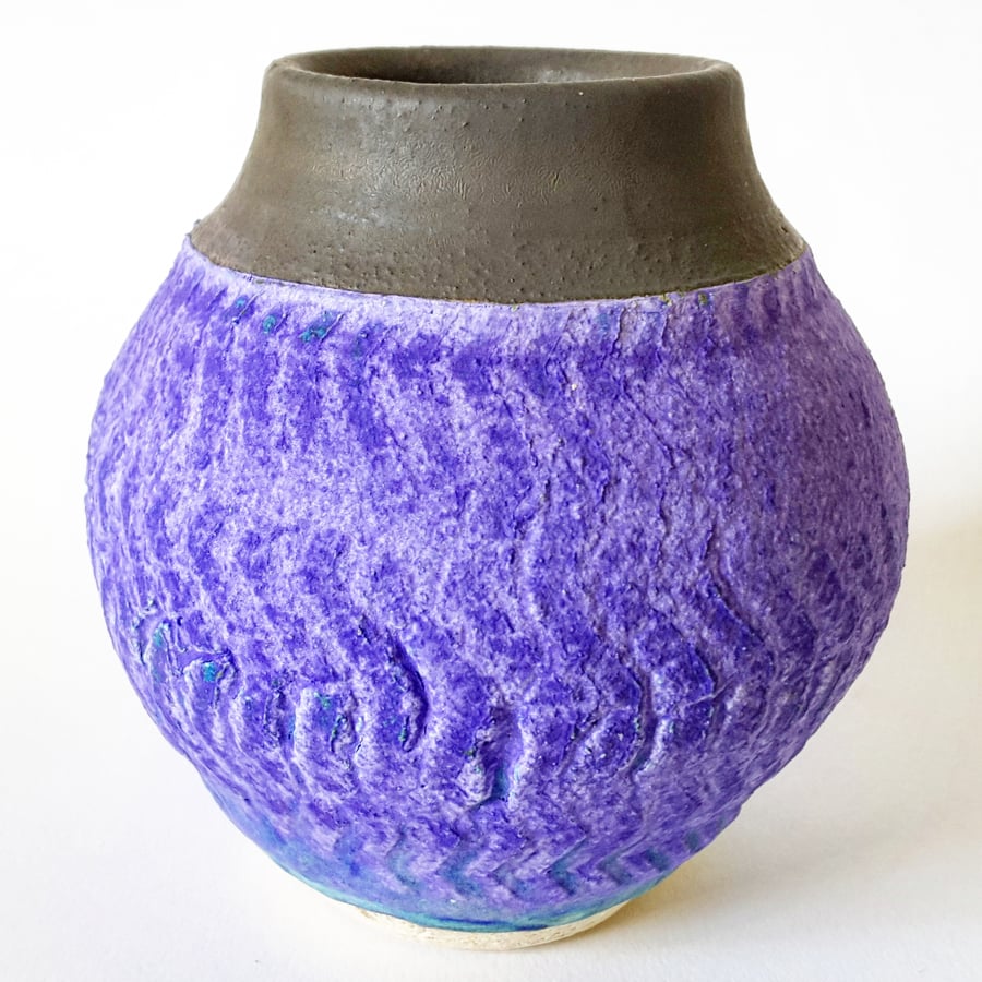 Blue Ceramic Vase 