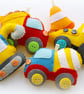 Make Your Own felt Construction Vehicle Garland Kit. Sewing pattern.