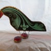 Stained Glass Quirky Christmas  Bird -  Mavis