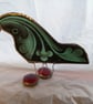 Stained Glass Quirky Christmas  Bird -   - Image 1