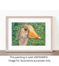 Original ACEO Watercolour, Goose Head, Miniature Painting - Image 4