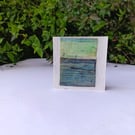 Shabby chic seascape in pastels 
