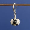 Tiny Glass Sheep Stitch Marker