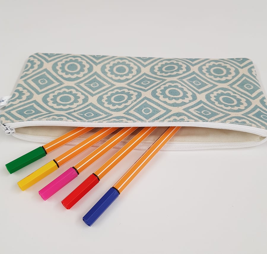 Tile design pencil case