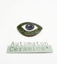 Eye brooch, hand made jewellery, evil eye, all seeing eye - Image 2