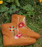 Handmade Felted Merino Wool Socks – Size EU 37 - Image 3