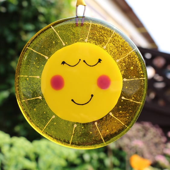 Fused Glass Sunshine