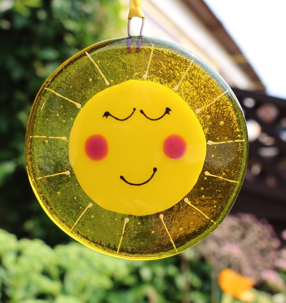 Fused Glass Sunshine