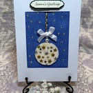 Hanging Bauble Christmas Card
