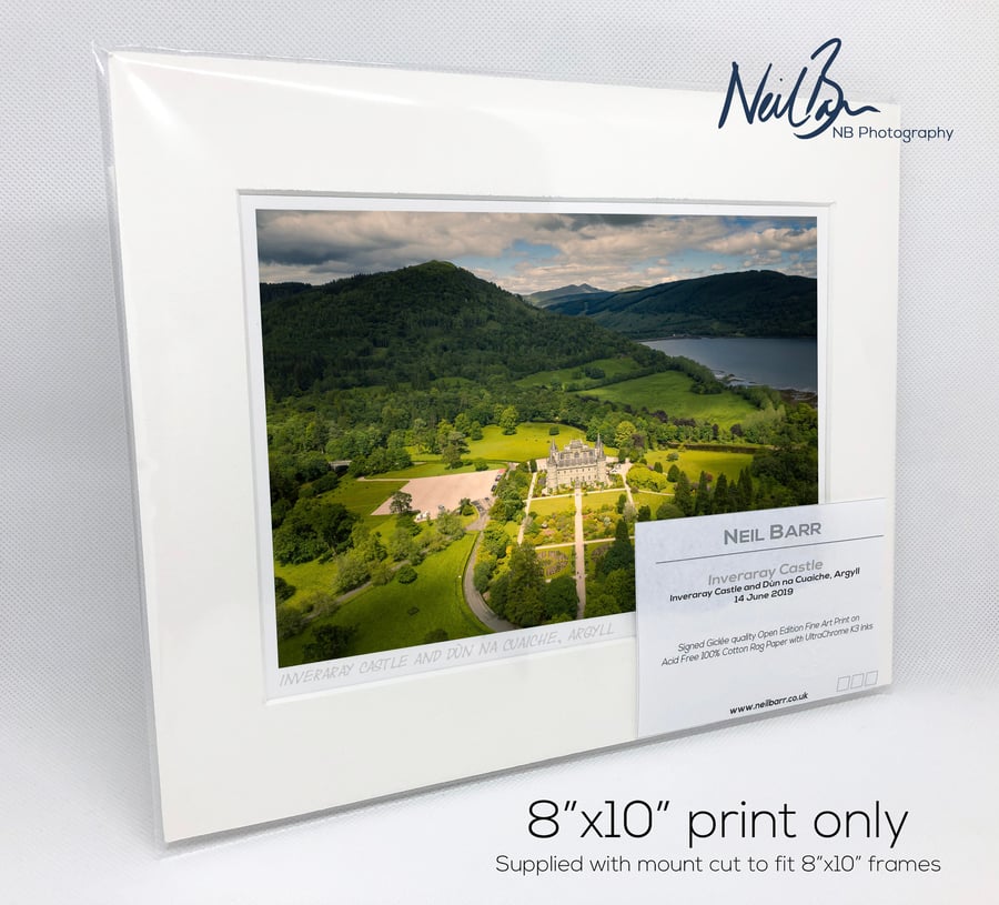 Inveraray Castle Argyll Scotland - A5 (10" x 8") Unframed Print