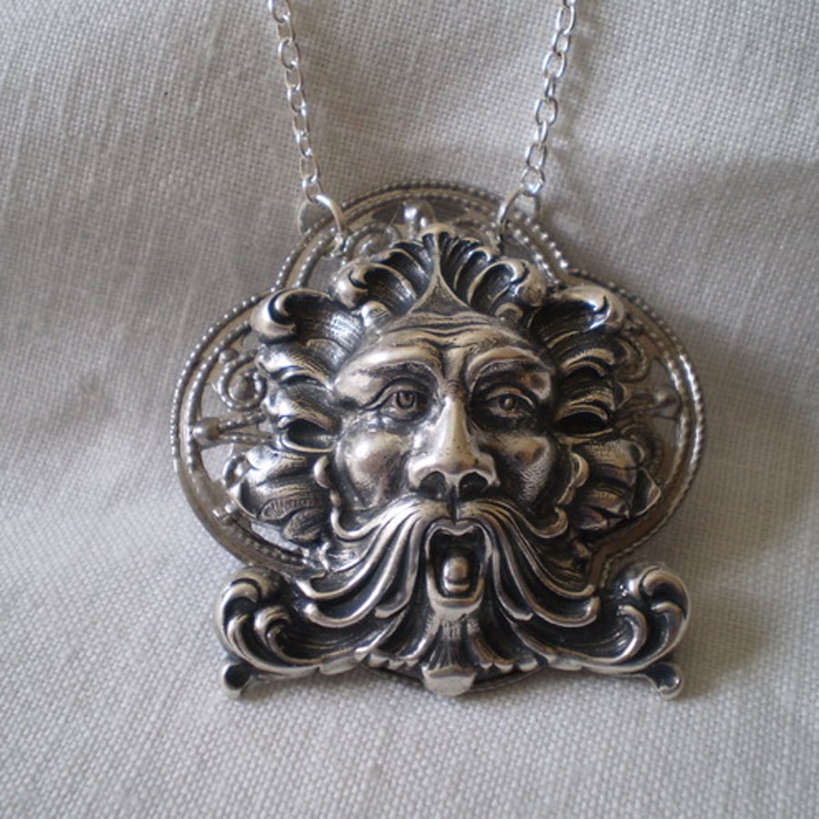 New Age Green Man Pendant