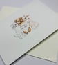 Welcome Little One – Baby Animal Card -  Blank Card - Newborn - Image 2
